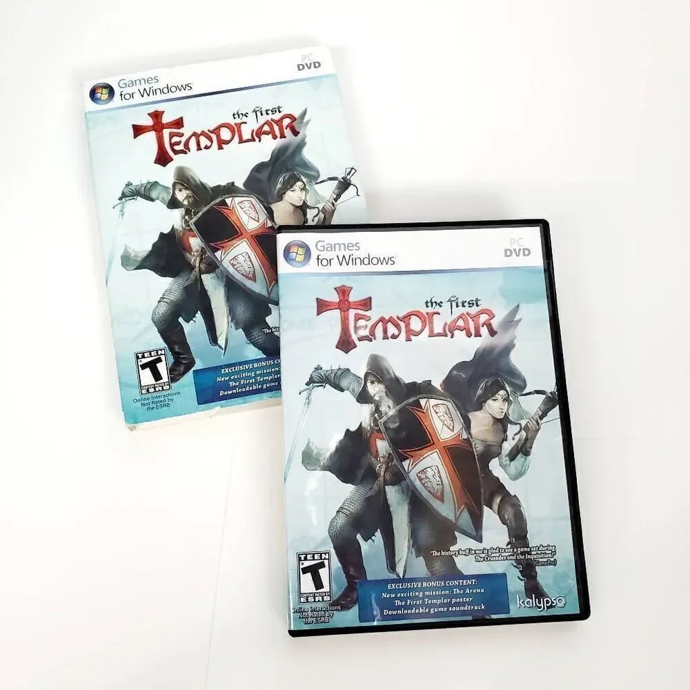 The First Templar Video Game [PC CD-ROM]